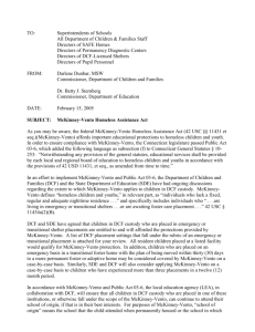 Connecticut state agreement on interpretation of McKinney