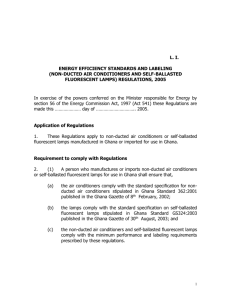 fluorescent lamps) regulations, 2005
