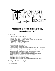 Newsletter 4.0 - Biological Society