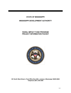 company information packet - Mississippi Development Authority