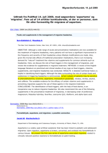Udtræk fra PubMed 14 - Migrænikerforbundet