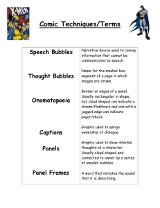Comic Techniques/Terms