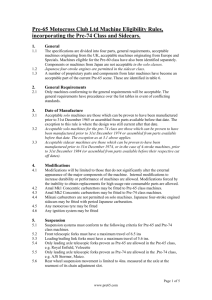 Pre 65 MXC Eligibility Rules - Pre