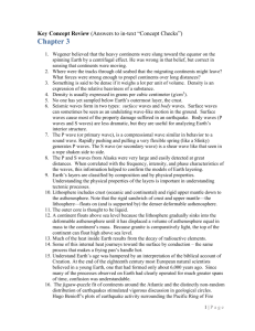 Key Concept Review (Answers to in-text “Concept Checks”) Chapter