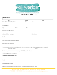 New Patient Forms for Adults (fill in by typing)