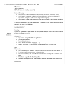 Ms. Groh`s/ Mrs. Schwartz` Weekly Lesson Plan November 14