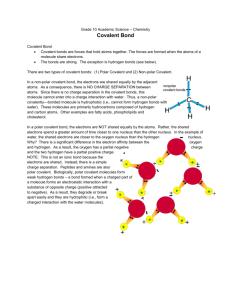 Grade 10 Academic Science – Chemistry