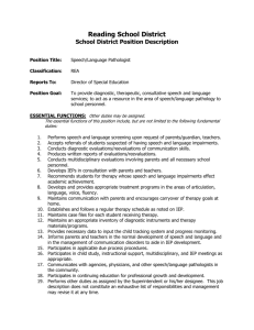 ESSENTIAL FUNCTIONS - Reading School District