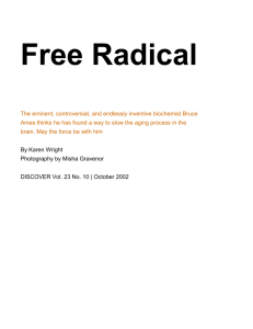 Free Radical The eminent, controversial, and endlessly inventive