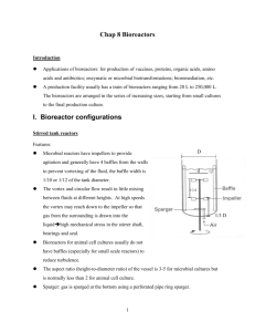 I. Bioreactor configurations