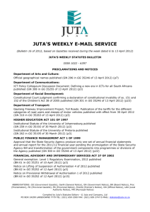 juta`s weekly e-mail service