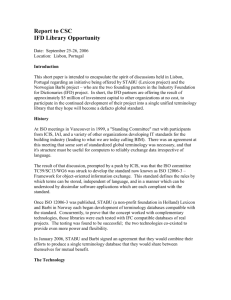 Report to CSC IFD Library Opportunity Date: September 25