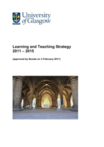 Learning and Teaching Strategy