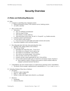 Security Overview