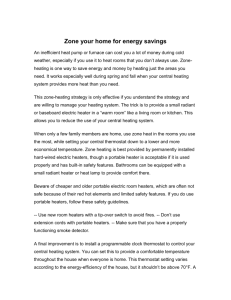 Zone your home for energy savings