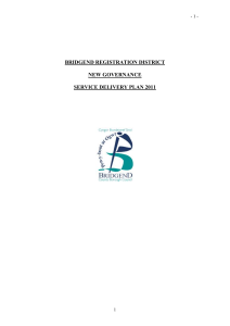 bridgend registration district - Bridgend County Borough Council