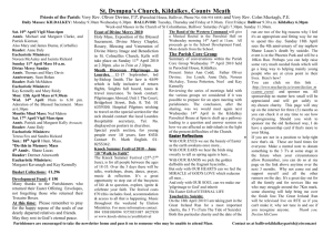 Parish Weekly Bulletin