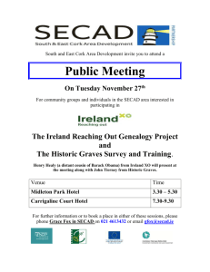 South and East Cork Area Development invite you to attend a Public