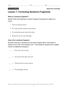Lesson 1 - TeacherWeb