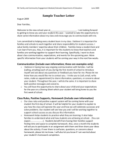 Sample Teacher Letter - Colorado Department of Education