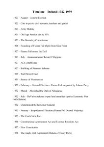 Timeline Ireland 1923-1939