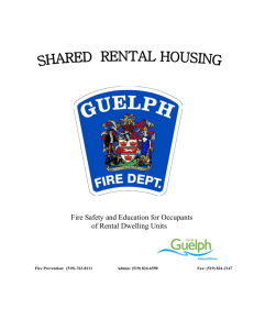 Shared Rental Housing Fire Code Requirements