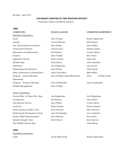 Historic Committees and Chairs