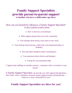 Family Support Specialists