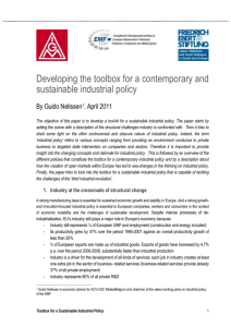 3. The industrial policy tool-box