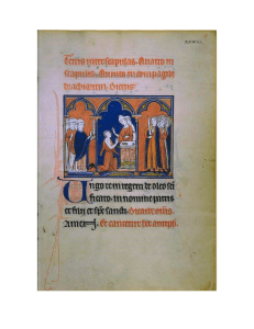 15. Coronation Ordinal of 1250, Paris, Manuscripts Department