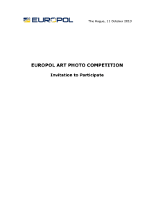the Invitation to Participate in Word - Europol