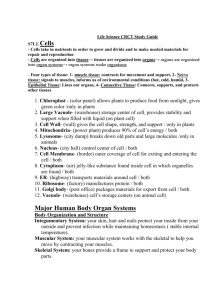 Life Science CRCT Study Guide 1