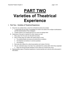 Chapter 4: Festival Theatre - Shelton State Community College
