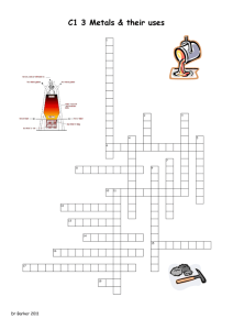 metals and alloys crossword