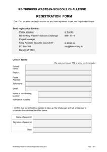 registration form - Keep Australia Beautiful Council Northern Territory