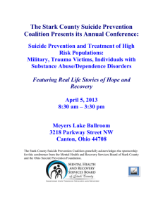 The Stark County Suicide Prevention Coalition Presents its Annual