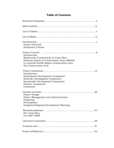 Table of Contents - Global Environment Facility