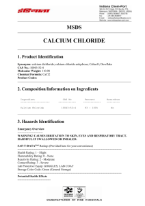 calcium chloride - IndianaChem-Port
