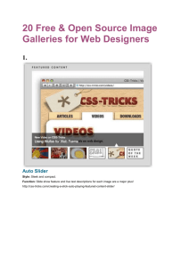20 Free & Open Source Image Galleries for Web Designers