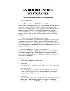 An der Deutschen Westgrenze Booklet – Translation