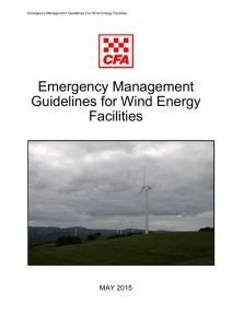 CFA Guidelines For Wind Energy Facilities