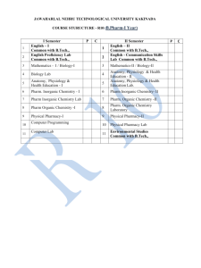COURSE - STRUCTURE - Jawaharlal Nehru Technological
