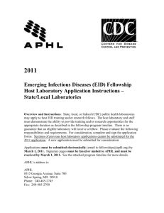 (EID) Fellowship - Association of Public Health Laboratories