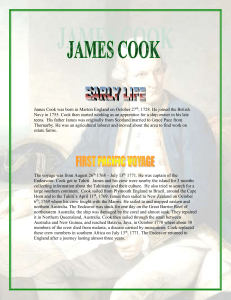 James Cook Paul G