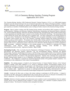 CBI Application() - UCLA Department of Chemistry and