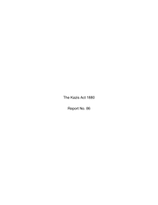 The Kazis Act 1880 - Law and Justice Commission of Pakistan
