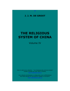 The Religious system of China, volume IV