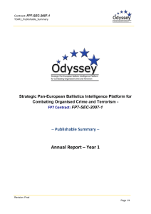 Odyssey Annual Summary Report.