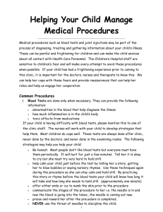 Helping Your Child Manage Medical Procedures