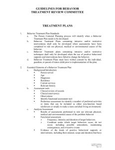 31.12B Behavior Treatment Review Committee Procedures